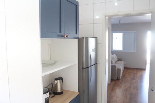 Cozinha de apartamento à venda com 2 quartos, 84m² em Santa Paula, São Caetano do Sul