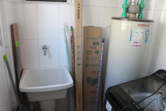 Área de Serviço de apartamento à venda com 2 quartos, 84m² em Santa Paula, São Caetano do Sul