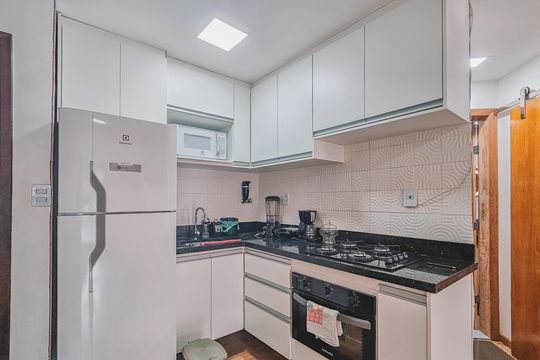 Cozinha de apartamento para alugar com 1 quarto, 1m² em Amaralina, Salvador