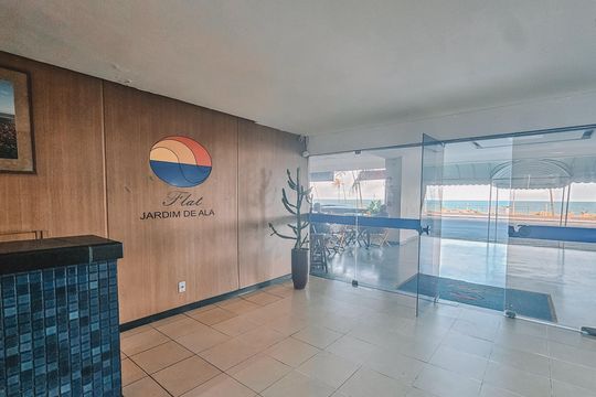 Hall de entrada de apartamento para alugar com 1 quarto, 1m² em Amaralina, Salvador
