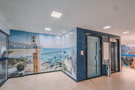 Hall de entrada de apartamento para alugar com 1 quarto, 1m² em Amaralina, Salvador