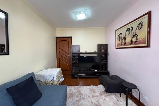 Sala de apartamento à venda com 2 quartos, 65m² em Vila Francisco Matarazzo, Santo André