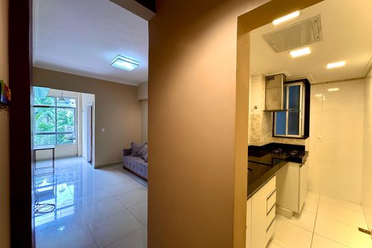 Cozinha de apartamento para alugar com 1 quarto, 40m² em Glória, Rio de Janeiro
