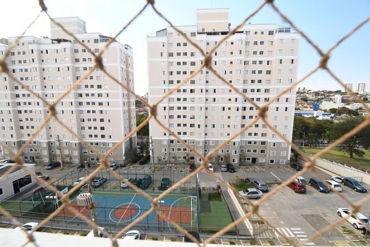 Quarto 1 - Vista de apartamento à venda com 2 quartos, 47m² em Jardim Nova Europa, Campinas