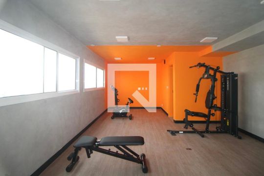 Área comum - Academia de apartamento para alugar com 1 quarto, 36m² em Vila Pauliceia, São Paulo