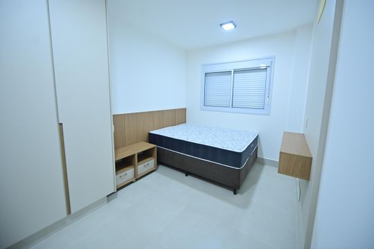 Quarto 1 de apartamento para alugar com 2 quartos, 59m² em Serrinha, Goiânia
