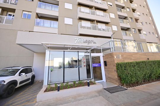 Fachada de apartamento para alugar com 2 quartos, 59m² em Serrinha, Goiânia