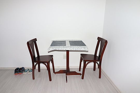 Sala mesa de jantar de apartamento à venda com 2 quartos, 50m² em Humaitá, Porto Alegre