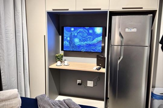 Cozinha de kitnet/studio para alugar com 1 quarto, 30m² em Perdizes, São Paulo