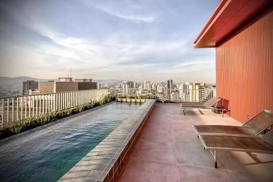 Piscina de kitnet/studio para alugar com 1 quarto, 30m² em Perdizes, São Paulo