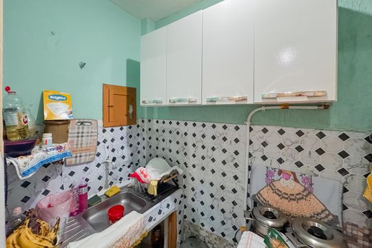 Cozinha de kitnet/studio à venda com 1 quarto, 22m² em Sé, São Paulo