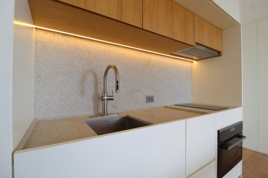 Cozinha de kitnet/studio para alugar com 1 quarto, 53m² em Vila Olímpia, São Paulo