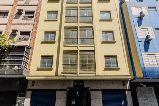 Fachada de kitnet/studio para alugar com 1 quarto, 45m² em Campos Elíseos, São Paulo
