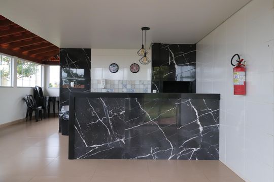 Área comum - Churrasqueira de casa de condomínio para alugar com 3 quartos, 120m² em Aclimação, Uberlândia