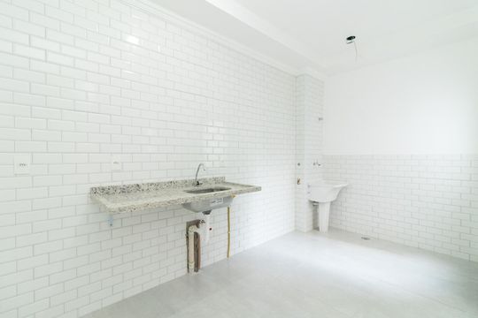 Cozinha de apartamento à venda com 2 quartos, 54m² em Vila Ré, São Paulo
