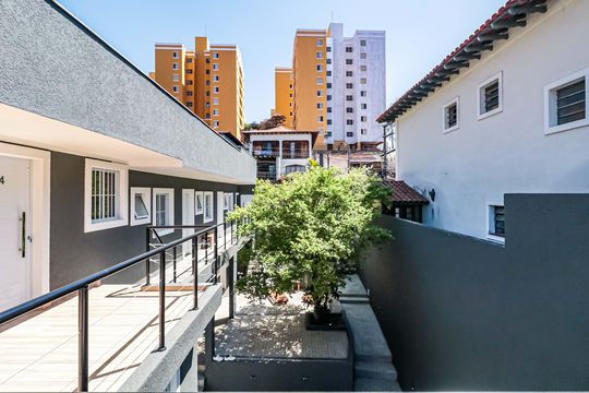 Área comum de kitnet/studio para alugar com 1 quarto, 18m² em Vila Morse, São Paulo