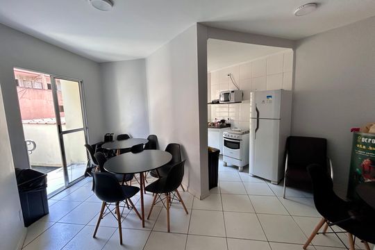 Área comum - Salão de festas de apartamento à venda com 1 quarto, 45m² em Picanço, Guarulhos