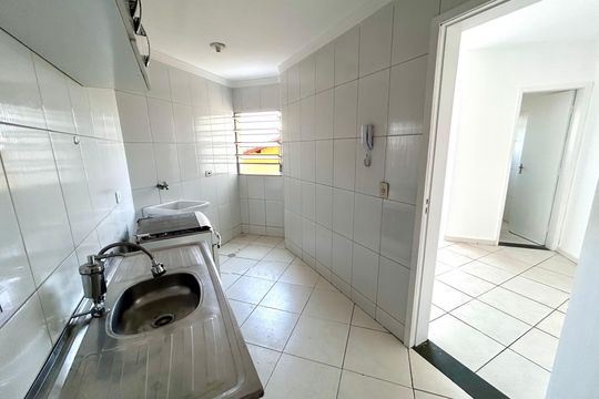 Cozinha de apartamento à venda com 1 quarto, 45m² em Picanço, Guarulhos