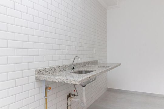 Cozinha de apartamento à venda com 2 quartos, 42m² em Vila Ré, São Paulo