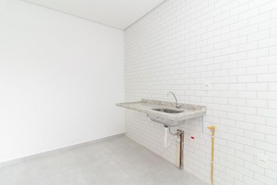 Cozinha de apartamento à venda com 2 quartos, 41m² em Vila Ré, São Paulo