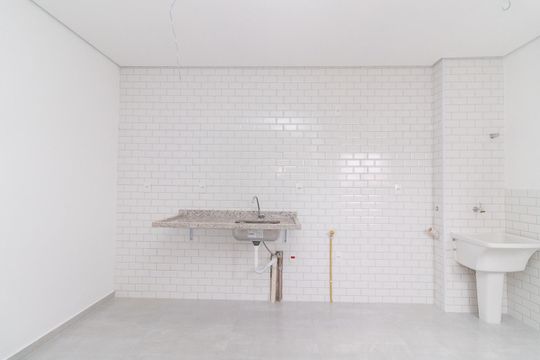Cozinha de apartamento à venda com 2 quartos, 47m² em Vila Ré, São Paulo