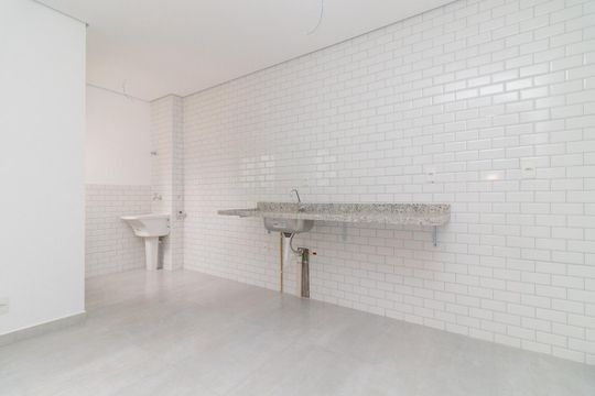 Cozinha de apartamento à venda com 2 quartos, 42m² em Vila Ré, São Paulo