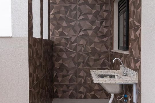 Área de Serviço de kitnet/studio à venda com 1 quarto, 22m² em Vila Ré, São Paulo