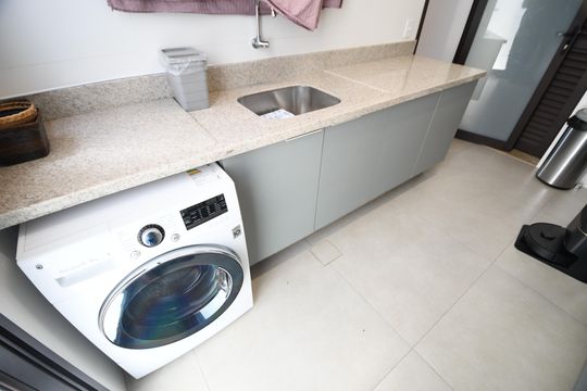 Área de Serviço de casa de condomínio à venda com 3 quartos, 380m² em Fazenda Santa Cândida, Campinas