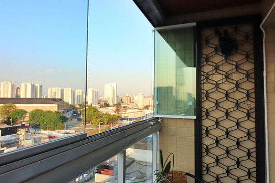 Sala Sacada de apartamento à venda com 3 quartos, 90m² em Jardim do Mar, São Bernardo do Campo
