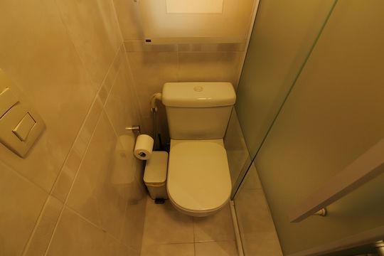 Banheiro Social de apartamento à venda com 3 quartos, 90m² em Jardim do Mar, São Bernardo do Campo