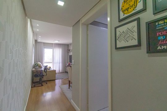 Sala de apartamento à venda com 2 quartos, 64m² em Centro, Canoas