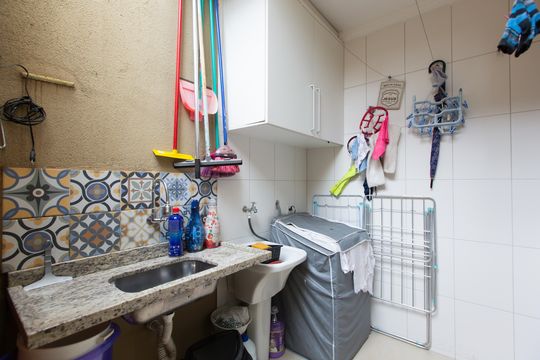 Área de Serviço de casa de condomínio à venda com 3 quartos, 120m² em Cidade Antônio Estêvão de Carvalho, São Paulo