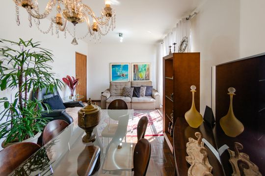 Sala de apartamento à venda com 2 quartos, 107m² em Alto Caiçaras, Belo Horizonte