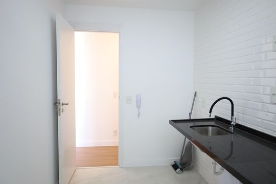 Cozinha de apartamento à venda com 3 quartos, 92m² em Campininha, São Paulo