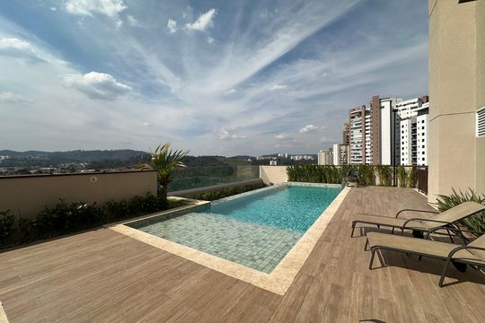 Área comum - Piscina de apartamento à venda com 3 quartos, 120m² em Empresarial 18 do Forte, Barueri