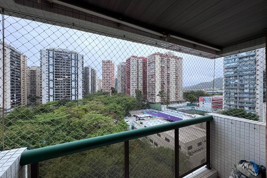 Varanda da Sala de apartamento para alugar com 2 quartos, 70m² em Barra da Tijuca, Rio de Janeiro