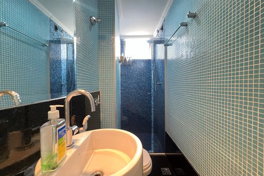 Banheiro de apartamento para alugar com 3 quartos, 150m² em Grajaú, Belo Horizonte