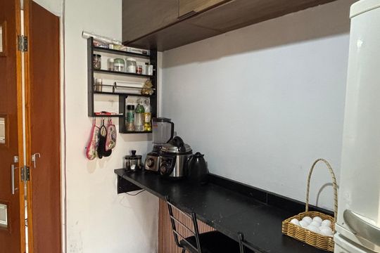 Cozinha de apartamento à venda com 2 quartos, 55m² em Jardim Alvorada, Santo André