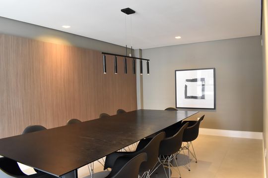 Área comum de kitnet/studio para alugar com 1 quarto, 28m² em Centro, Curitiba