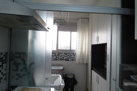 Cozinha de apartamento à venda com 3 quartos, 73m² em Jaguaribe, Osasco