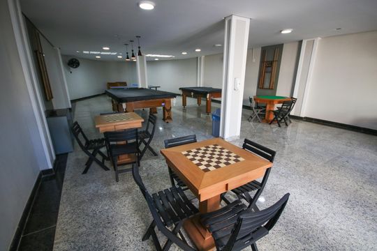Área comum de casa de condomínio para alugar com 2 quartos, 149m² em Nova Mirim, Praia Grande