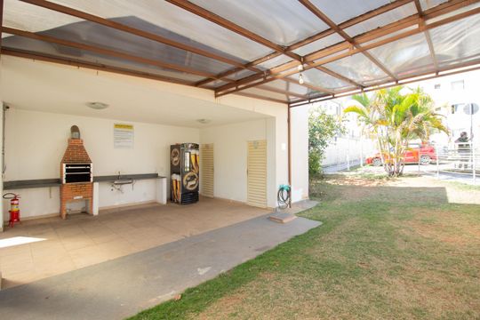Área comum - Churrasqueira de apartamento à venda com 2 quartos, 58m² em Alvorada, Contagem