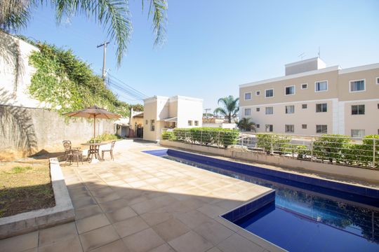 Área comum - Piscina de apartamento à venda com 2 quartos, 58m² em Alvorada, Contagem