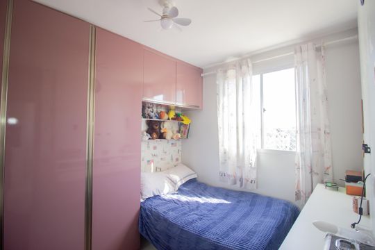 Quarto 2 de apartamento à venda com 2 quartos, 58m² em Alvorada, Contagem