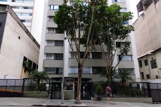 Fachada de apartamento à venda com 1 quarto, 30m² em Bela Vista, São Paulo