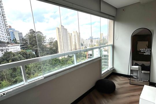 Sala de apartamento à venda com 1 quarto, 40m² em Jardim Ampliacao, São Paulo