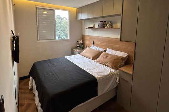 Quarto  de apartamento à venda com 1 quarto, 40m² em Jardim Ampliacao, São Paulo