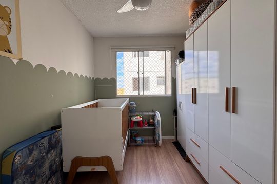 Quarto 2 de apartamento à venda com 2 quartos, 43m² em Santos Dumont, São Leopoldo
