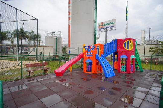 Área comum - Playground de apartamento à venda com 2 quartos, 48m² em Santos Dumont, São Leopoldo