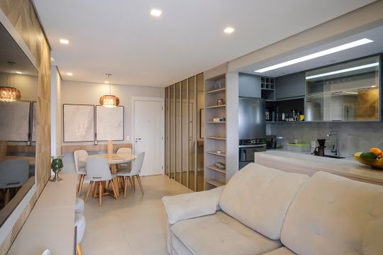 Sala de apartamento para alugar com 2 quartos, 69m² em Cerâmica, São Caetano do Sul